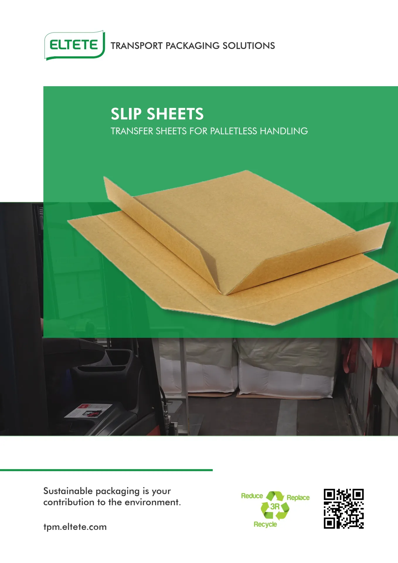 Eltete TPM-Slip Sheet-Transfer sheets for palletless handling