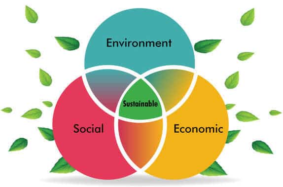 Sustainable Developement Enviroment Social Economic 3 circles
