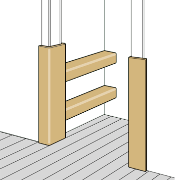 U-profile used as cardboard protector for edges