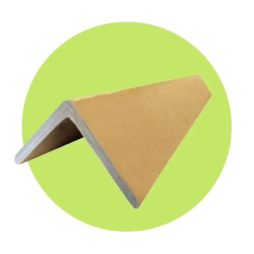 Cardboard edgeboard made from bio kraft