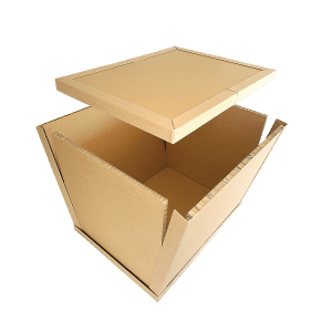 Eltete fiber-based pallet box for export and circular economy